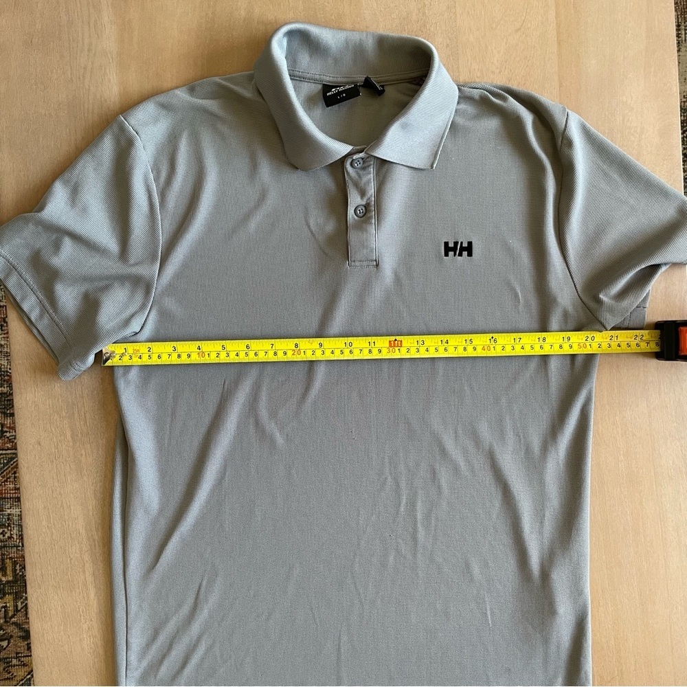 Helly Hansen Light Gray Polo Shirt for Men - Picture 7 of 9